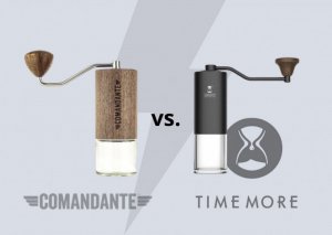 Świetne porównanie najlepszych młynków ręcznych: Comandante vs. Timemore