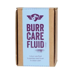 Ensemble Comandante Burr Care Fluid Set pour l'entretien des cafetières Comandante, idéal pour un nettoyage et un entretien parfaits des meules.