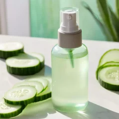 BIO Castravete este un hydrosol 100% natural cu efect relaxant, ideal pentru refresh-ul pielii. BIO Castravete este un hydrosol 100% natural cu efect relaxant, ideal pentru refresh-ul pielii.