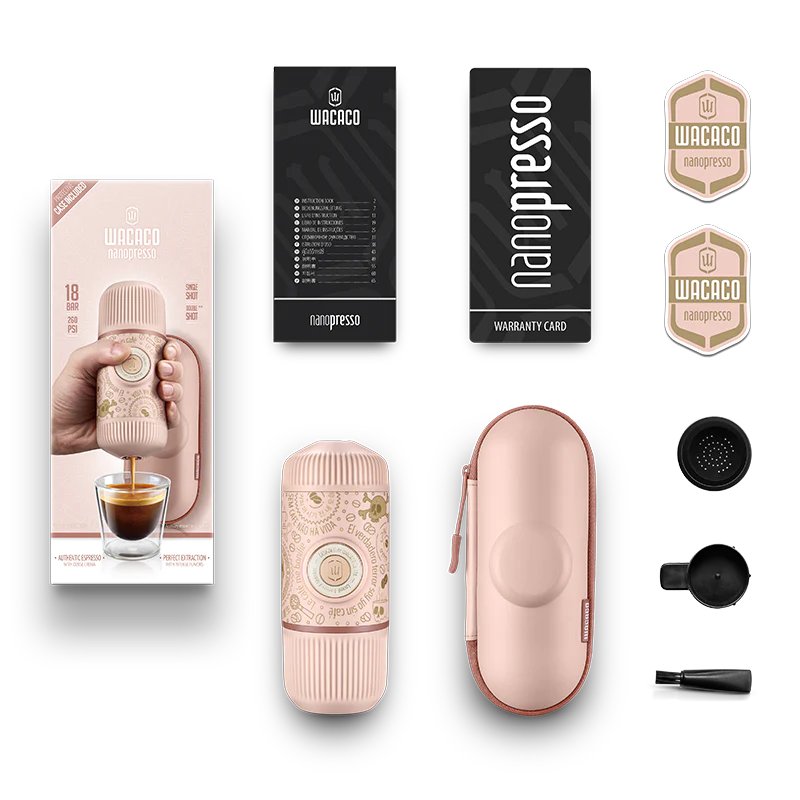 Wacaco Nanopresso - Dark Souls Pink + packaging