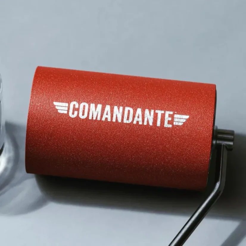 The Comandante C40 MK4 Nitro Blade manual coffee grinder in the limited Sunset edition is perfect for brewing coffee using alternative methods.
