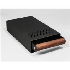 Knock Pro Cub 2 Drawer Black/Walnut - Élégante boîte à café