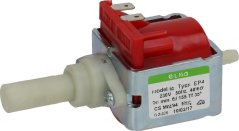 Vibratiounspompel EP4 48 W 230 V 50 Hz, ULKA-Pompel mat rouder Kapp a wäissem Schlauch-Ausgangsstutz