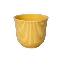 Loveramics Brewers - 250ml Embossed Tasting Cup - Yellow