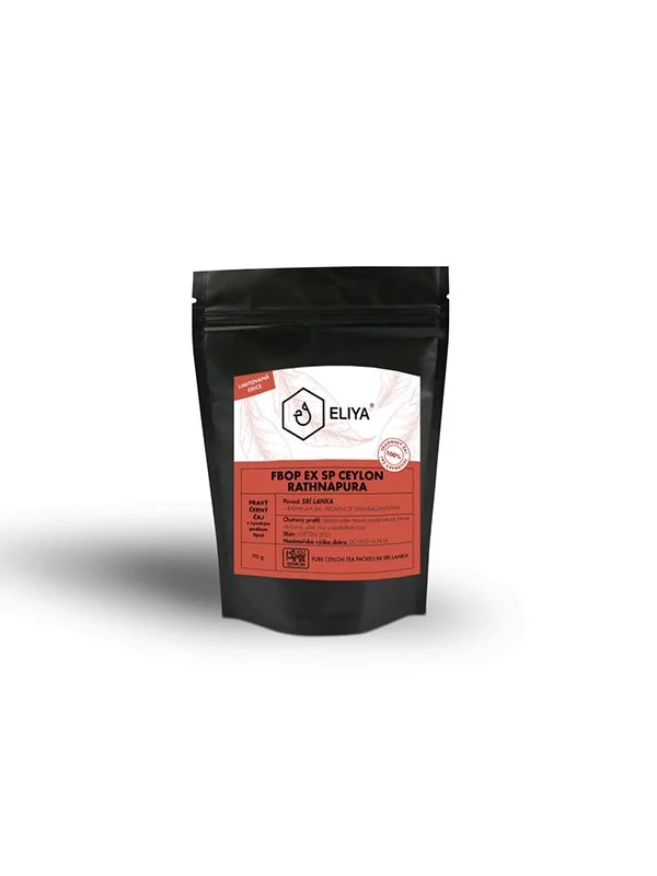 Eliya - Ceylon FBOP Ex Sp Rathnapura - čierny sypaný čaj 70g | Limited edition
