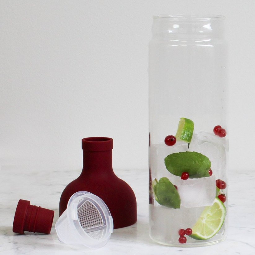 Hario Filter-In Bottle 750 ml cranberry