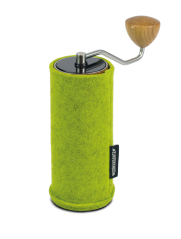 Comandante C40 Felt Sleeve Pistache Schutzhüll fir Kaffismille