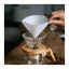 Weiße Papierfilter Hario V60. Weiße Papierfilter Hario V60.