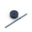 Mug isotherme avec paille pour boissons froides en couleur bleue.