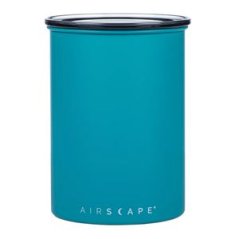 AirScape dóza na kávu 500g tyrkysová - vzduchotěsná nerez