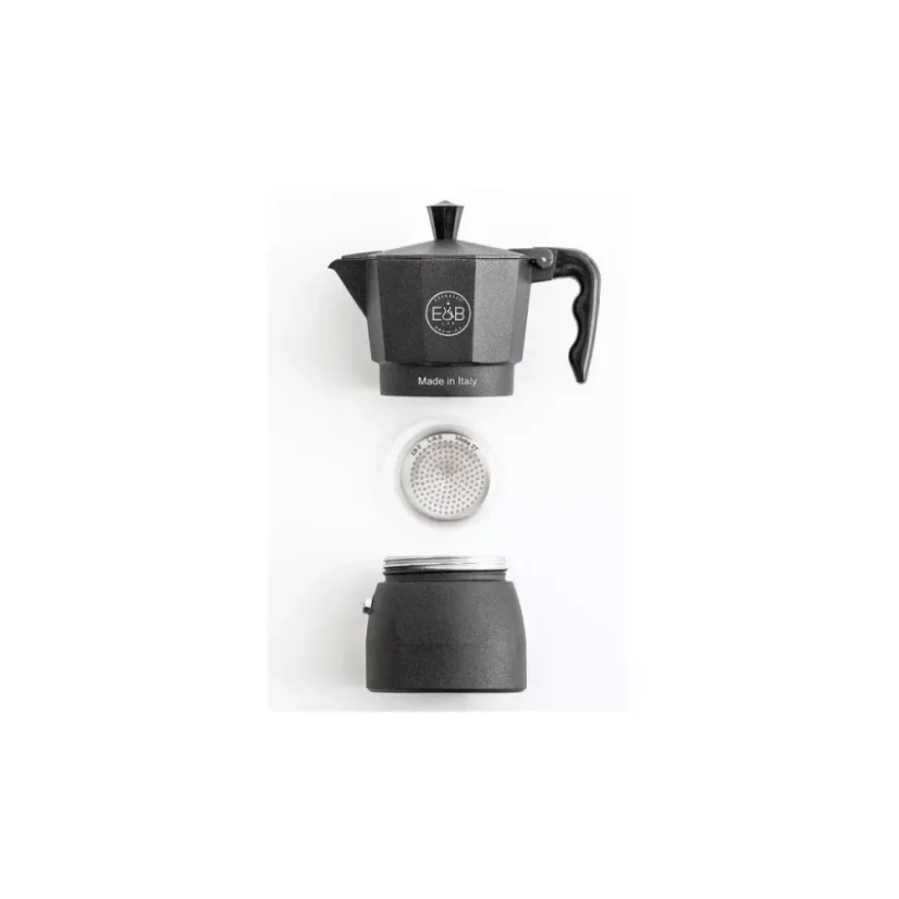 La cafetière Moka E&B LAB Competition Moka Filter 1 est le choix idéal pour les amateurs de café qui apprécient une filtration de qualité et une saveur intense.