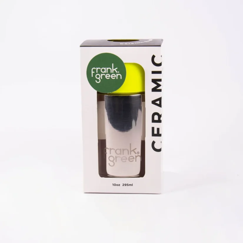 Frank Green Ceramic Silver Yellow 295 ml