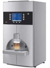 Aparat de cafea automat profesionist Melitta Cup cu presiune de 15 bari pentru prepararea de calitate a espressoului.