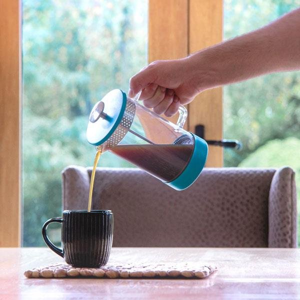 Barista & Co Core Coffee Press Teal 350 ml Turquoise Colour : Turquoise