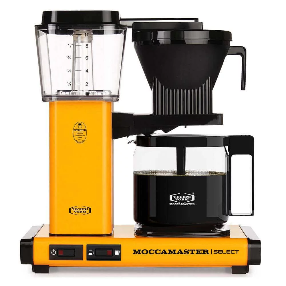 Moccamaster KBG Select Technivorm yellow drip tray