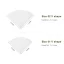 Emballage de 100 pièces de filtres à papier destinés aux drippers V60-02, fabriqués en papier de haute qualité. Emballage de 100 pièces de filtres à papier destinés aux drippers V60-02, fabriqués en papier de haute qualité.