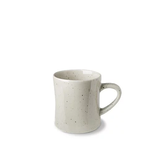 Gray coffee and tea mug.