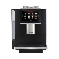 Professional automatic coffee machine F10 in black color, made of plastic.