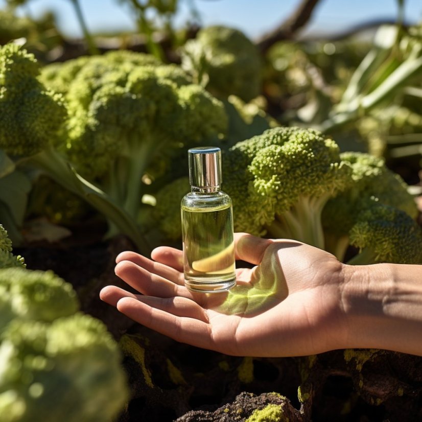 Broccoli essential oil by Pěstík in a 10 ml package, ideal for hair care, 100% natural product.