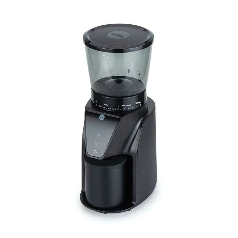 Top view of the Wilfa Balance CG1B-275 electric grinder.