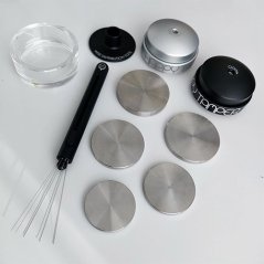 Happy Tamper base plates with additional accessories.