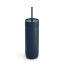 Gobelet isotherme avec paille pour boissons froides en couleur bleue. Gobelet isotherme avec paille pour boissons froides en couleur bleue.