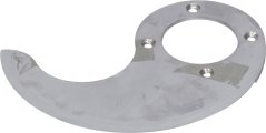 Ënnert flaach Messer, déiselwecht sichelfërmeg Klamm mat poléierter Uewerfläch, vun der anerer Säit gesinn. Ënnert flaach Messer, déiselwecht sichelfërmeg Klamm mat poléierter Uewerfläch, vun der anerer Säit gesinn.