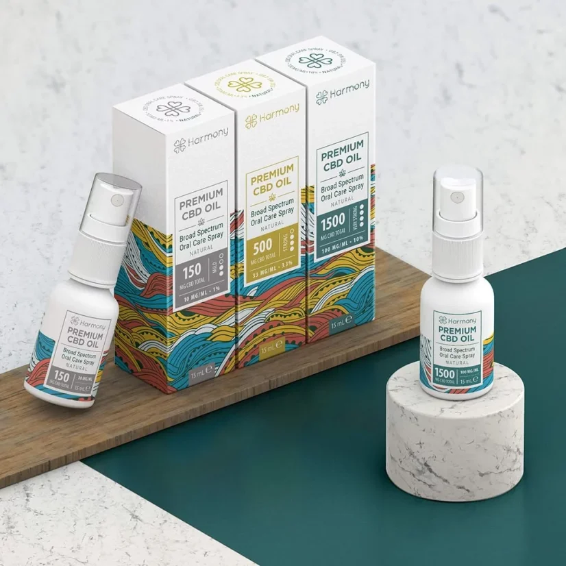 Harmony CBD-Ölspray 500 mg, 15 ml, Natural