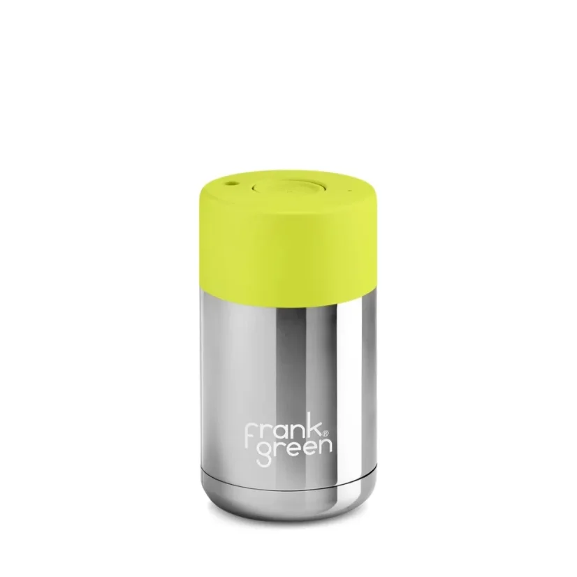 SUNTQ - Tazza per caffè da asporto, in acciaio inox, a prova di perdite, con coperchio