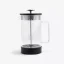 Black Barista & Co Core French press with a 1000 ml capacity, ideal for brewing delicious coffee.