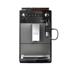 Melitta Avanza Brushed Aluminium - cafetera automática con molinillo silencioso