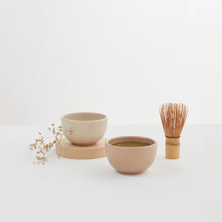 Taza para cappuccino Aoomi Sand Mug A06 con capacidad de 200 ml, fabricada en cerámica de alta calidad.