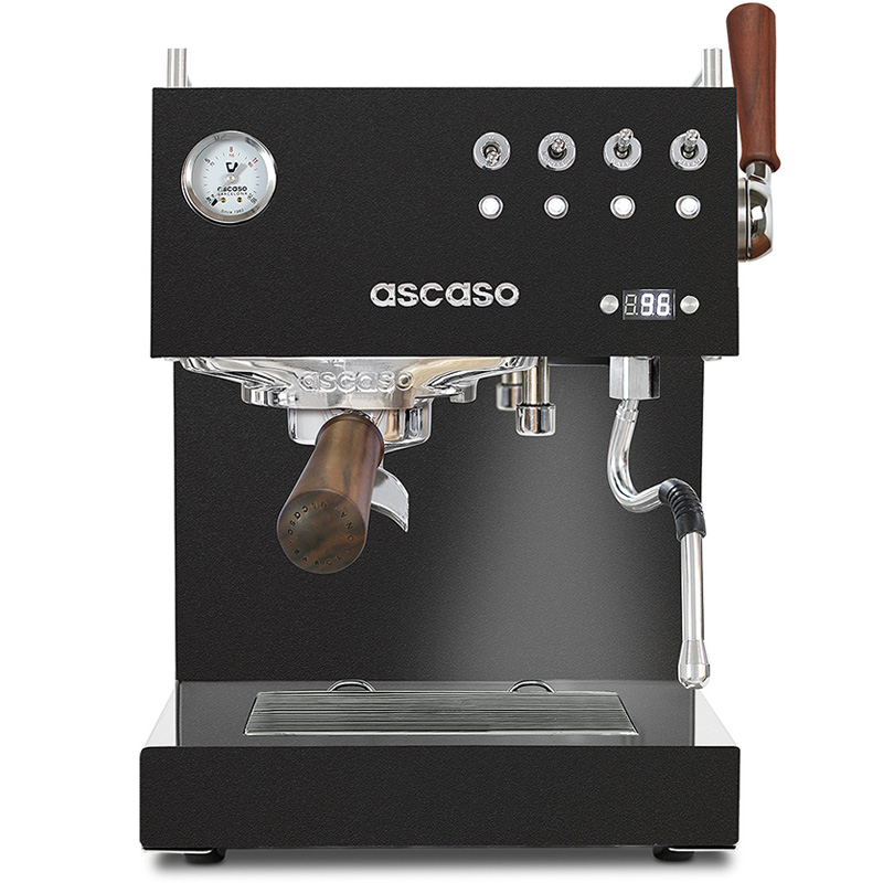 Ascaso Steel DUO PID PLUS Black&Wood - Machine à espresso professionnelle
