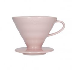 Gotero Hario V60-02 cerámica rosa