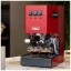 Red home espresso machine Gaggia New Classic EVO.