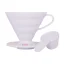 Hario V60-02 plastový bílý VD-02W