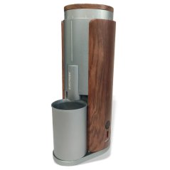 Ecocoffee Hug electric coffee grinder - wooden design, USB