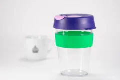 KeepCup Original Clear Spring M 340 ml s hrnčekom