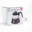 Sklenená kanvica na kávu Hario Coffee Server V60-03 s objemom 1000 ml v priehľadnom prevedení.