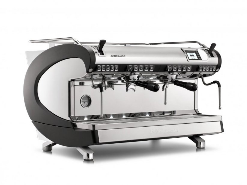 Machine à café professionnelle à levier Aurelia Wave à têtes relevées