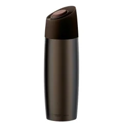 Asobu 5th Avenue Coffee Tumbler in brown with a capacity of 390 ml, perfect for traveling with coffee.