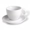 ClubHouse cup and saucer Giacinto, 305 ml, white
