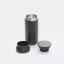 Čierny cestovný termohrnček Kinto Travel Tumbler s objemom 350 ml, vhodný do auta.