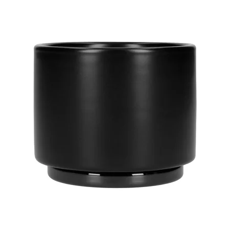 Black Fellow Monty cappuccino cup with a capacity of 190 ml, made of stainless steel.