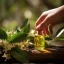 Glass bottle with 10 ml of 100% natural essential oil of Lemon myrtle, perfect for the summer season.