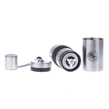 Rhinowares Hand Coffee Grinder - moulin à café manuel en noyer