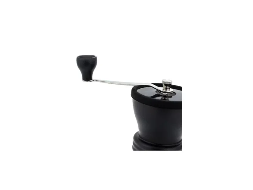 Hario Skerton Plus manual coffee grinder, detail of the grinder's handle