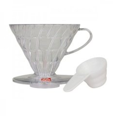 Plastik Dripper Hario V60-02 transparent