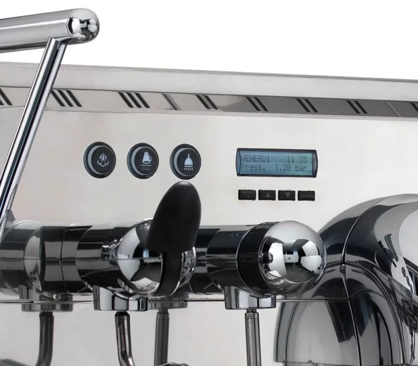 Profesionálny pákový kávovar Victoria Arduino Adonis 2GR s energetickým štítkom Standard.