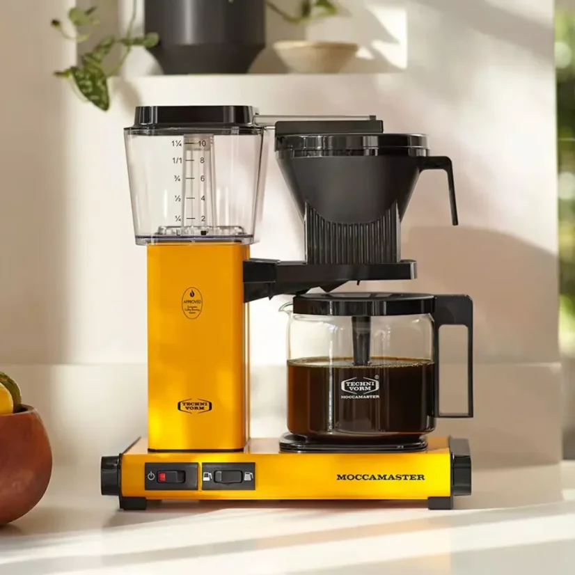 Moccamaster KBG Select Technivorm yellow drip tray